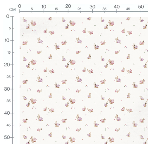 Girl Snails OffWhite Medium by Autumn River Studio