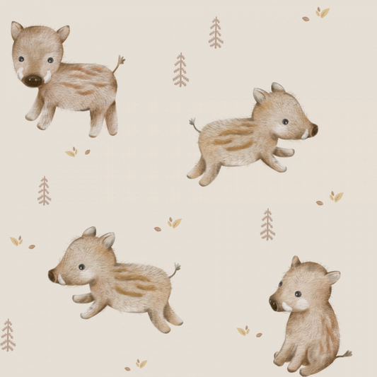 Beige Boar by Autumn River Studio