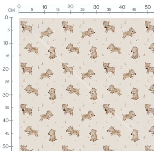 Beige Boar by Autumn River Studio