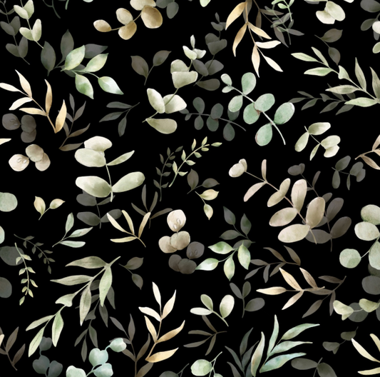 Foliage Black by Autumn River Studio
