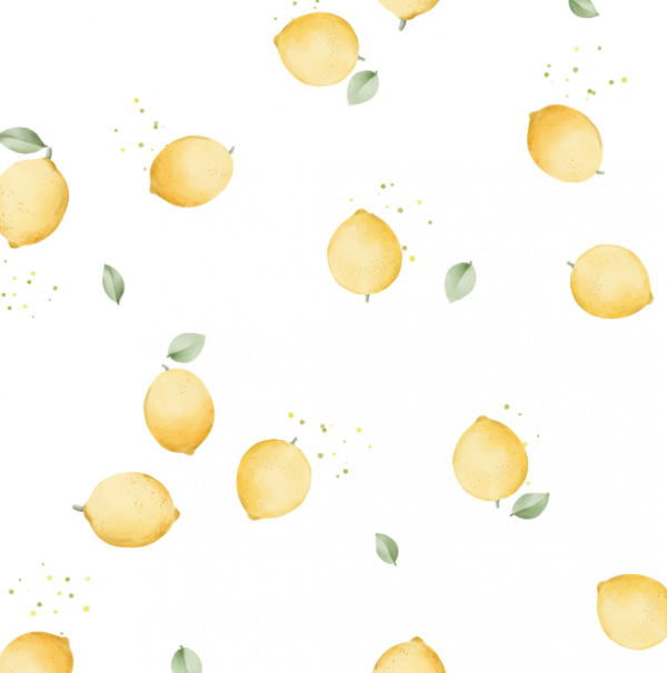 Lemon Zest White by Autumn River Studio