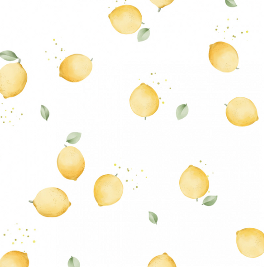 Lemon Zest White by Autumn River Studio