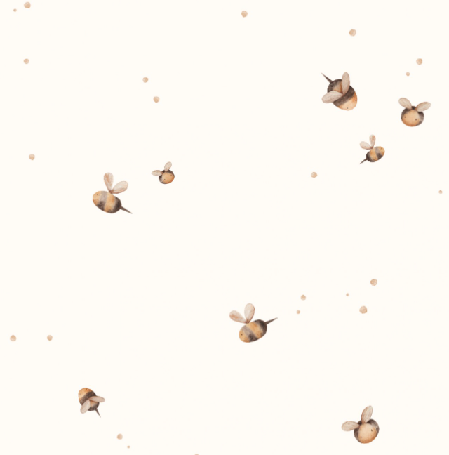 Spring bee small cream by Pookys World